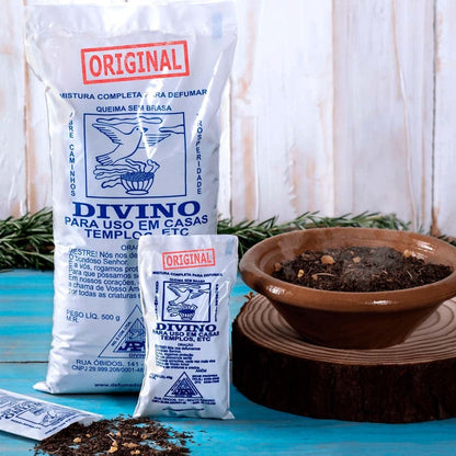 3 unidades do Defumador Divino de ervas completo Original - Queima sem brasa - 500g - Loja Velas de 7 Dias