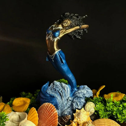 Iemanjá Sereia 2 (D) - 24cm - Resina Artesanal