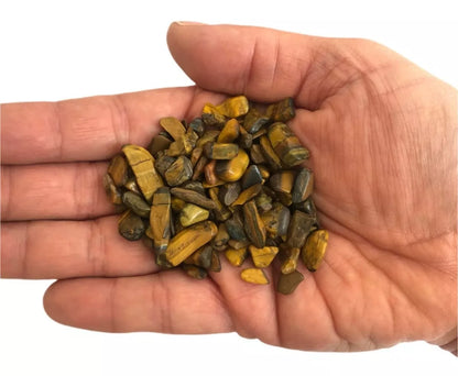 Cascalho De Pedra Olho De Tigre - 500g