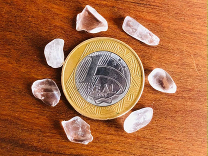 Cascalho De Pedra Cristal Natural Rolada - 500g