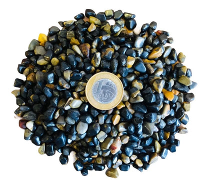 Cascalho De Pedra Ônix Rolada - 500g