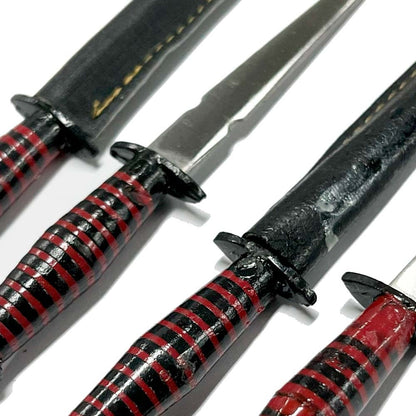 Punhal 14cm Preto/ Vermelho Exú - Loja Velas de 7 Dias