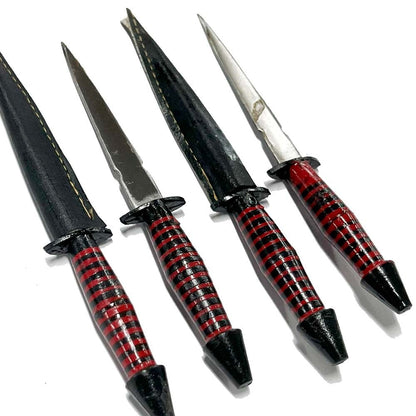 Punhal 32 cm Preto/ Vermelho Exú - Loja Velas de 7 Dias